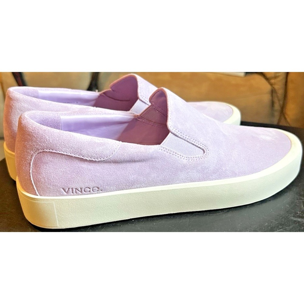 Vince Ginelle Suede Slip-On Sneakers Violetta Colorway Women's Size 8M